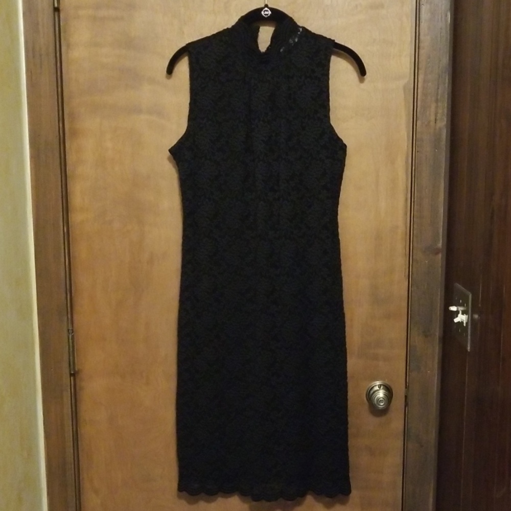 Lace black dress